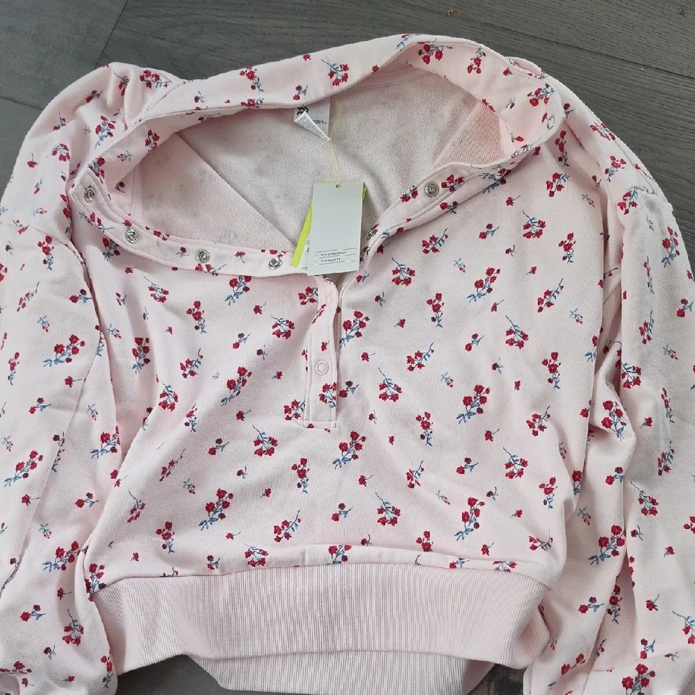 all in motion Pink Floral Pullover & Legging Work Out Or Errands Set - Picture 4 of 6